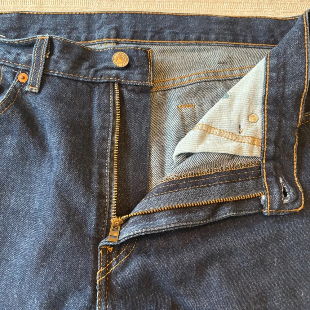 Levis 517 Bootcut Jeans Mens 34x30 Dark Wash‎ Indigo Denim Western Pants